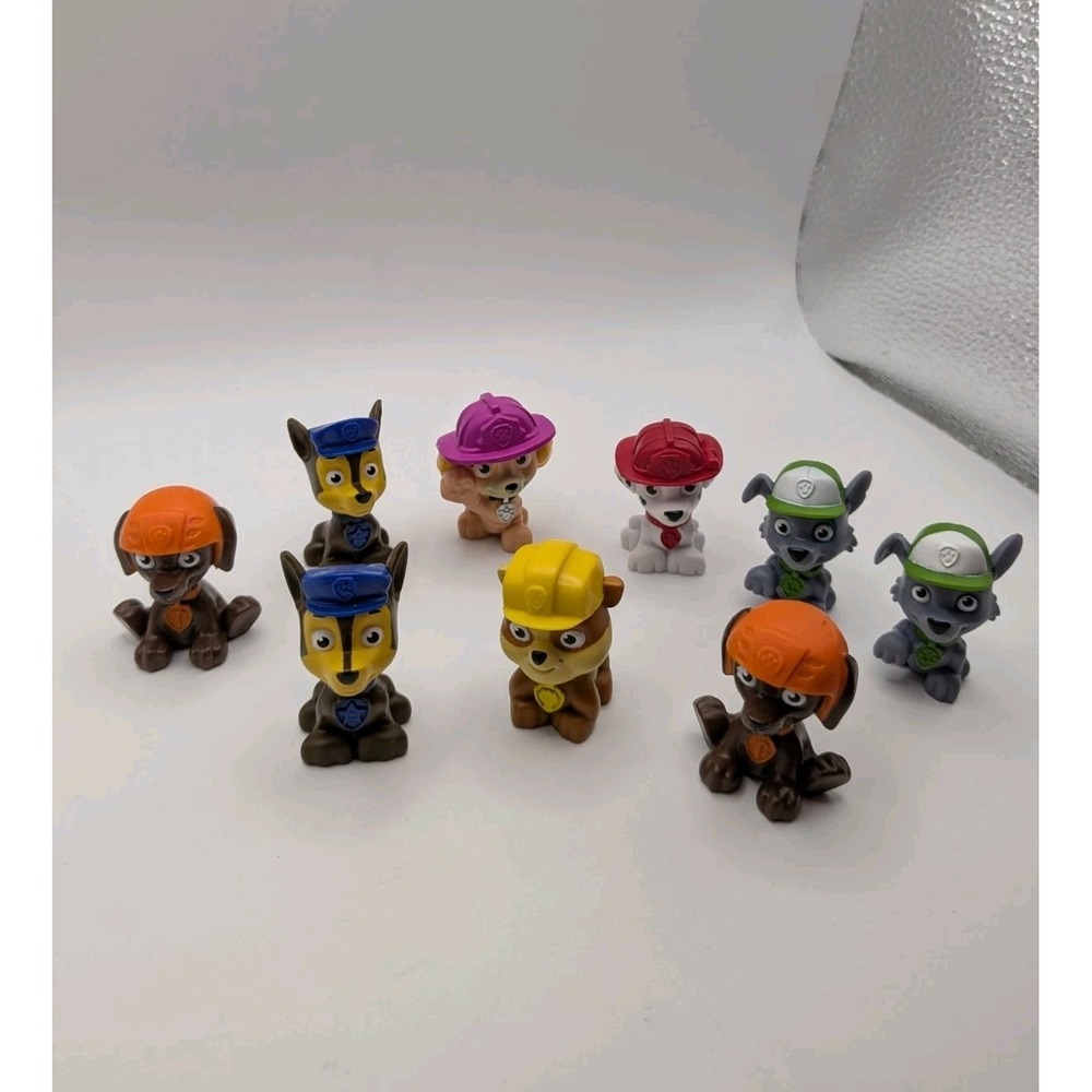 Paw Patrol Skye Zuma Rubble Marshall Mini Figures Lot Rocky Chase SPIN MASTER